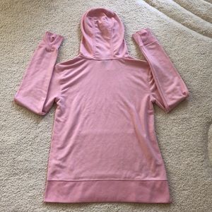 Light Pink Eddie Bauer “Favorite Long Sleeve Hoodie”-Lightweight